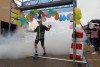 Il court un marathon seul dans son village